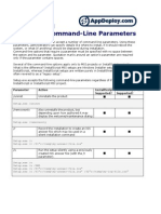 Install Shield Setup Parameters