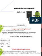 Mobile Application Development Unit