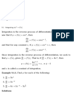 Integral Calculus:, Dy DX