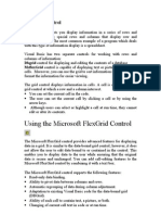 Using The Microsoft Flexgrid Control