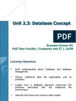 Unit 2.3 Database Concept