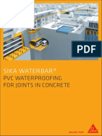 Sika Waterbar®: PVC Waterproofing For Joints in Concrete