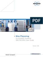 Bruker - Site Planning For 300-700 MHZ - z31276