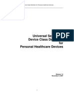 USB Personal Healthcare Device Class Definition 1.0