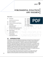 Environmental Pollution and Hazards: Structure