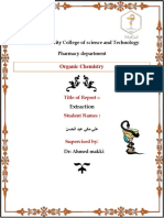 Organic Chemistry: Basra University College of Science and Technology Pharmacy Department