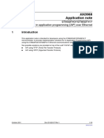 AN3968 Application Note: STM32F407/STM32F417 In-Application Programming (IAP) Over Ethernet