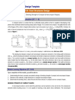 Cap 8 Bending Strength of Compact and Noncompact Shapes