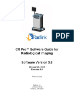 CR Pro SW Guide For Human Imaging 3.6