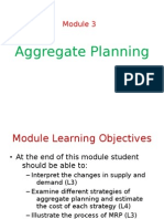 Aggregate Planning