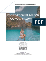 Recreational Plan For Coron, Palawan (Almost)