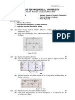 130901-1 Circuit & Networks Gtu 3rd Sem Paper