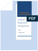 Critical Reflective Assignment: Bbmk504 Brand Managementindividual