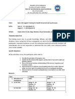 Post Activity Report BLS