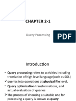 Chapter 2-1: Query Processing