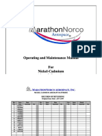 Operating and Operating and Maintenance Manual Maintenance Manual For For Nickel-Cadmium Nickel-Cadmium Aircraft Batteries Aircraft Batteries