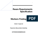 Software Requirements Specification: Version 1.0 Approved