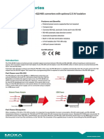 TCC-80/80I Series: Port-Powered RS-232 To RS-422/485 Converters With Optional 2.5 KV Isolation