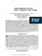 Thermal Analysis of In-Situ Thermoplastic Composite Tape Laying