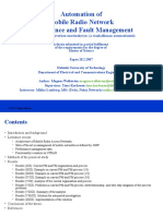 Automation of Mobile Radio Network Performance and Fault Management