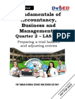 Fundamentals of Accountancy, Business and Management 1: Quarter 2 - LAS 19