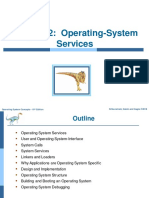 Chapter 2: Operating-System Services: Silberschatz, Galvin and Gagne ©2018 Operating System Concepts - 10 Edition