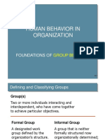 Foundations of Group Behavior