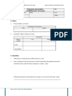 EXTRACTION AND ISOLATION OF CAFFEINE FROM TEA - Worksheet