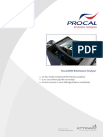 Procal 2000 IR Emissions Analyser