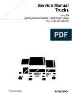 Mid 216 (LCM) VNL Fault Codes Pv776-20033682