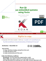 Run QT On Linux Embedded Systems Using Yocto: Marco Cavallini, KOAN