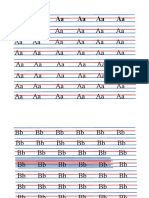 Tracing Alphabets