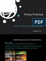 Writing Workshop: PLOS Neglected Tropical Diseases