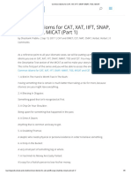 Common Idioms For CAT, XAT, IIFT, SNAP, NMAT, TISS, MICAT