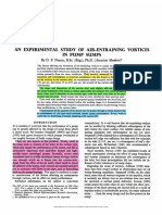 An Experimental Study of Air-Entraining Vortices