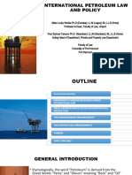 Energy Law Petroleum Policy