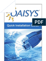 OAISYS Quick Installation Guide