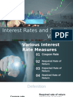 Interest Rates and Security Valuation