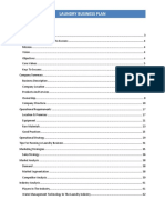 Laundry Business Plan Contents Table