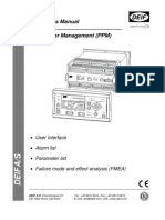 Operator's Manual: User Interface Alarm List Parameter List Failure Mode and Effect Analysis (FMEA)