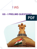 Gs - I Prelims Questions