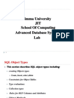 Jimma University JIT School of Computing Advanced Database System Lab