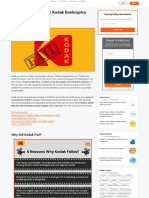 Reasons Why Kodak Failed - Kodak Failure Case Study