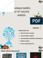 Hardware Toolkits For IoT Security Analysis