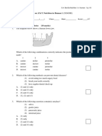 DSE Biology S.4 Exercise On (Ch.7) Nutrition in Human 1 (2024DSE)