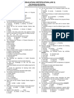 Junior WAEC Past Question - Physical & Health Education (PDF - Io)