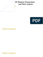 Chapter 10 Transactions and Their Analysis As Applied To The Accounting Cycle of A Service Business 1