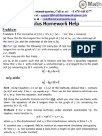 Calculus Homework Help