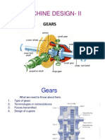 Machine Design-Ii: Gears