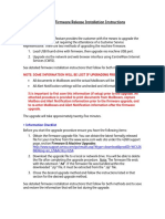 WC4260 Firmware Release Installation Instructions